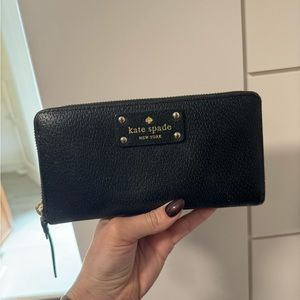 Kate spade black wallet